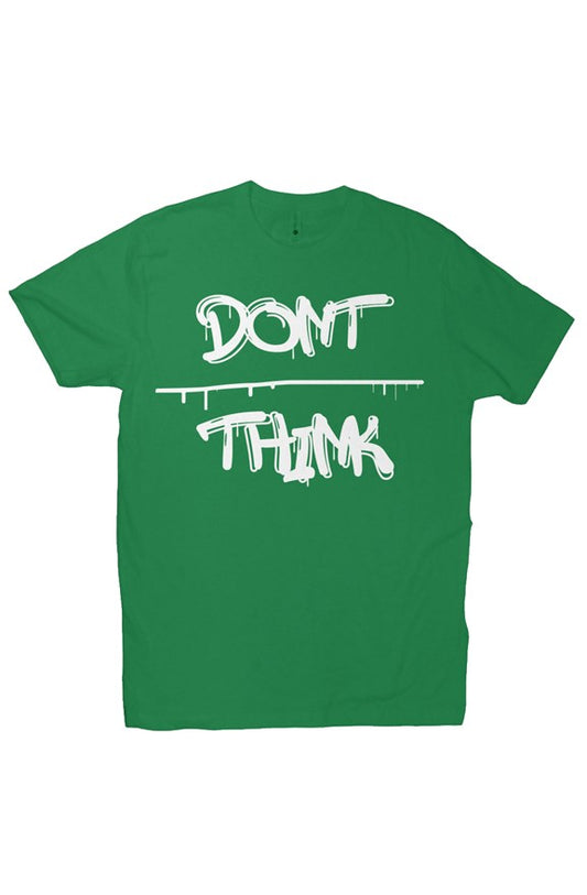 Green "Don't Overthink" Premium Crew