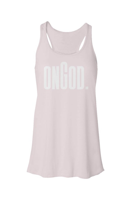 Pink onGod. Racerback Tank