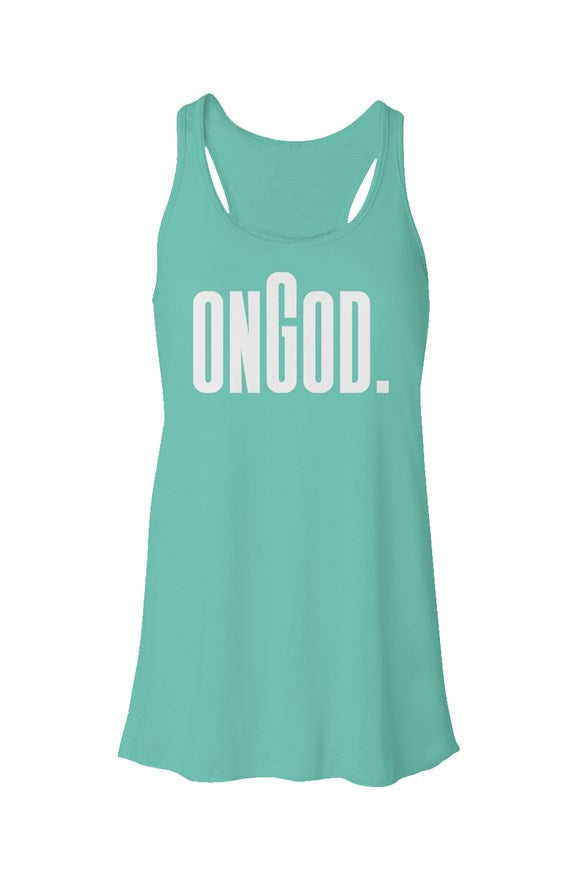 Mint onGod. Racerback Tank