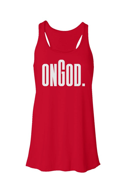 Red onGod. Racerback Tank