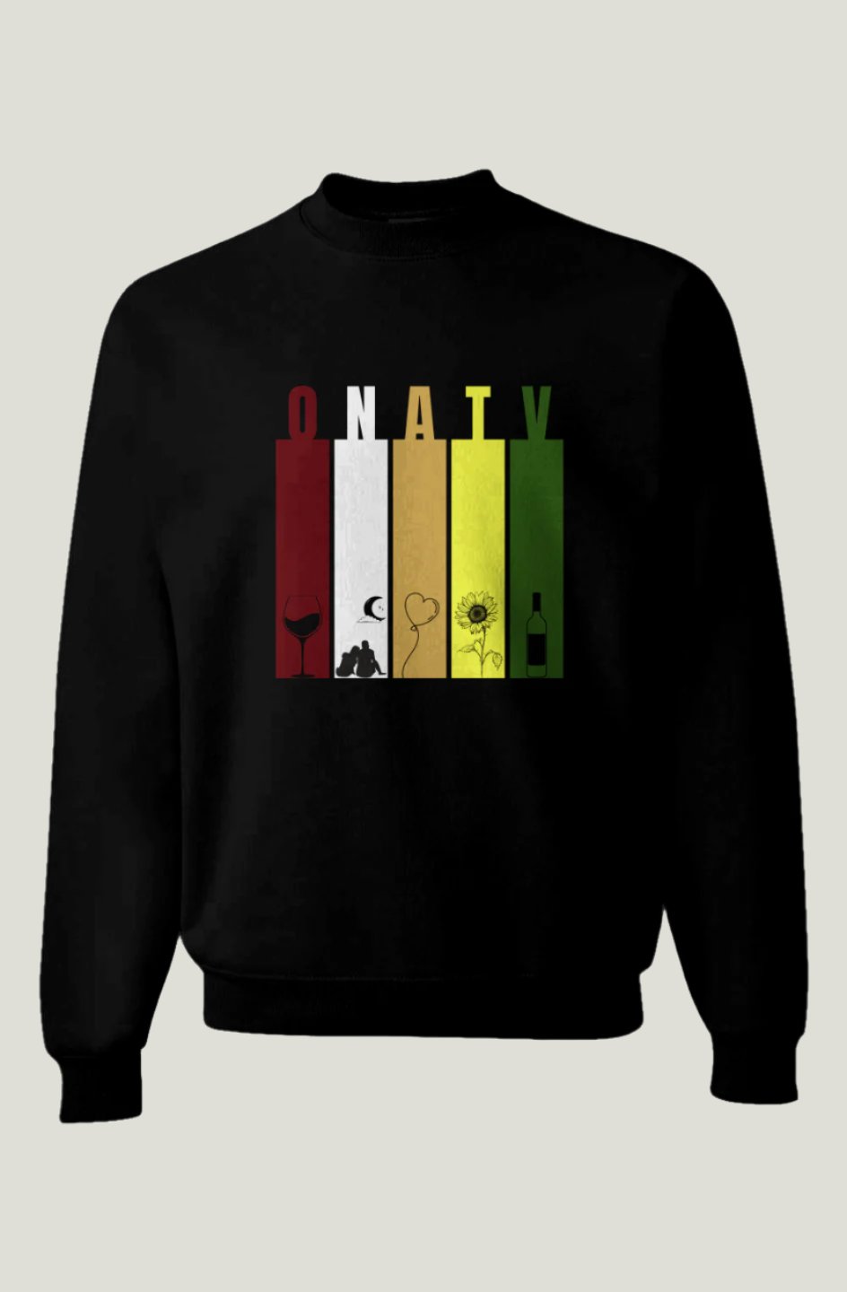 "ONATV" Black Sweatshirt